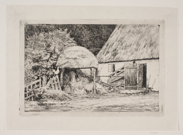 Carl Bloch, Ved bondehuset