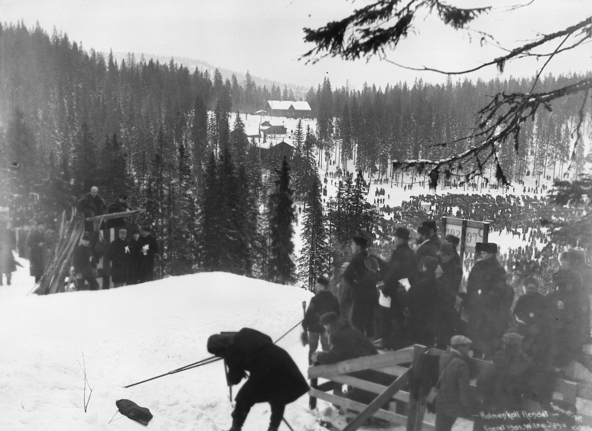 Anders Beer Wilse, Prot: Holmenkollrennet hoppet Feb.1901