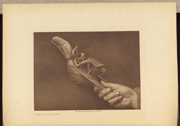 Edward S. Curtis, A Haida Shaman's Rattle