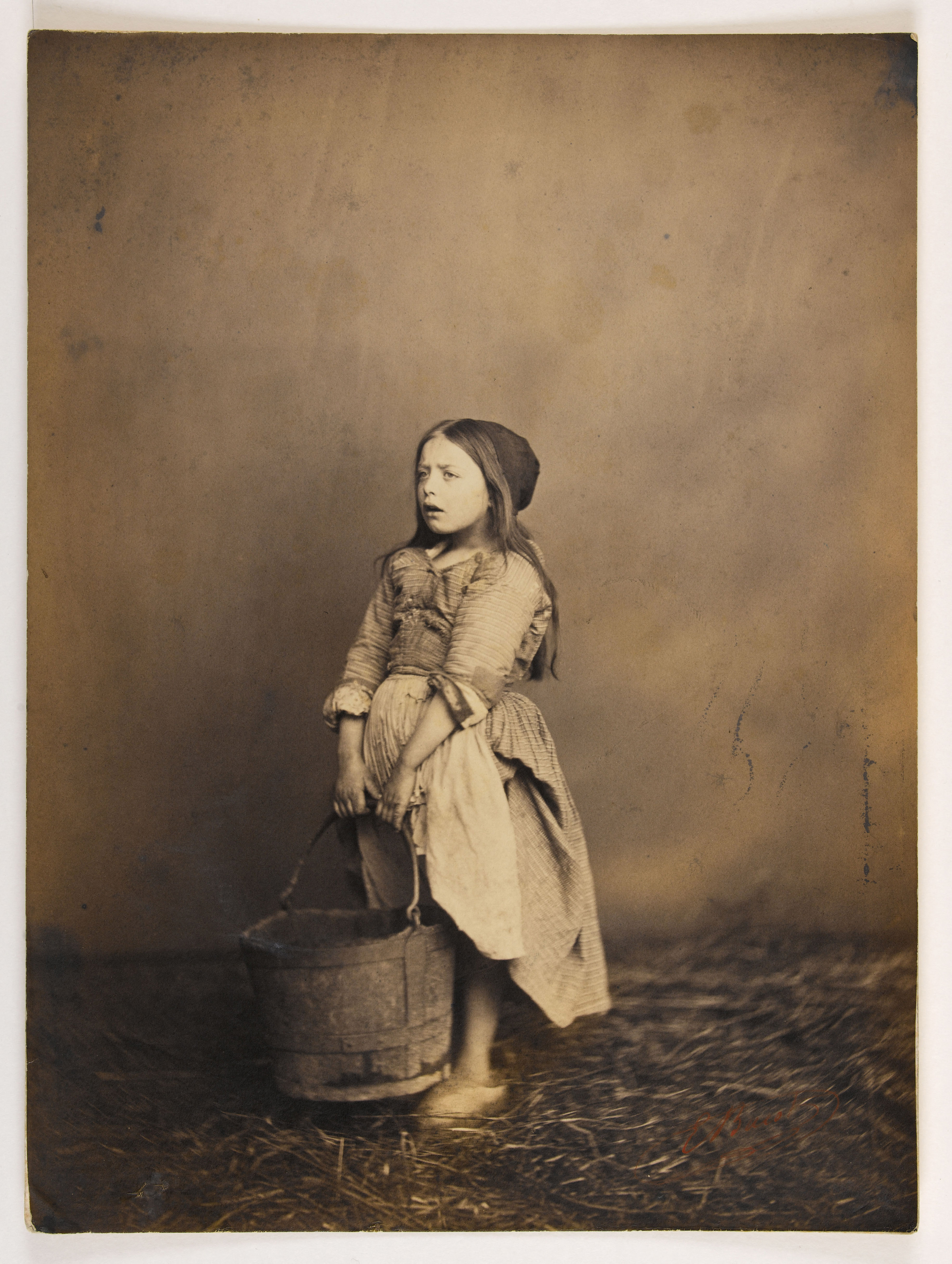 Edmond Bacot, Petite-fille portant un seau (Cosette)