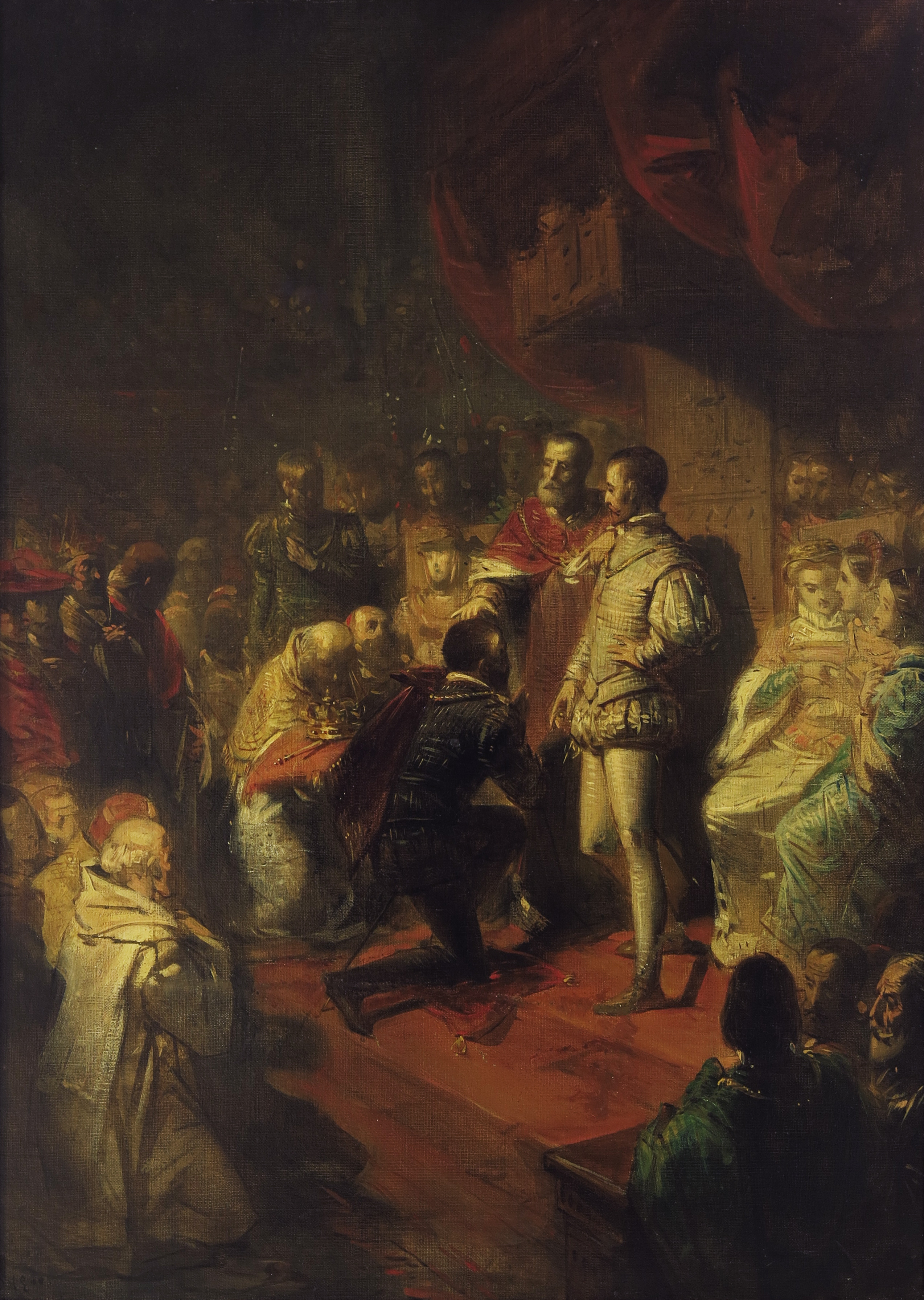 Johannes Hinderikus Egenberger, Anno 1555. The crowning of Charles V
