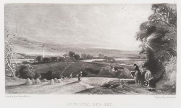 Constable, John RA, AUTUMNAL SUN SET