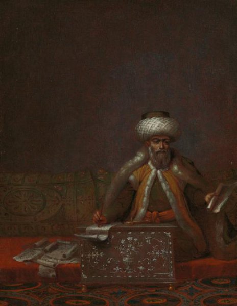 Jean Baptiste Vanmour, De reis effendi, hoofd van de kanselarij