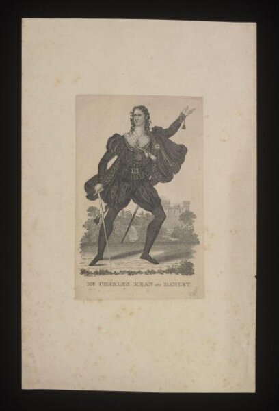 Unknown, Mr Charles Kean as Hamlet