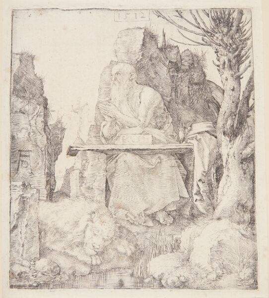 Albrecht Dürer, Den hellige Hieronymus ved et stynet piletræ