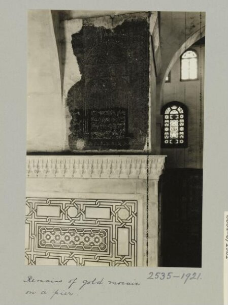 K.A.C. Creswell, Remains of mosaic at the Umayyad Mosque, Damascus