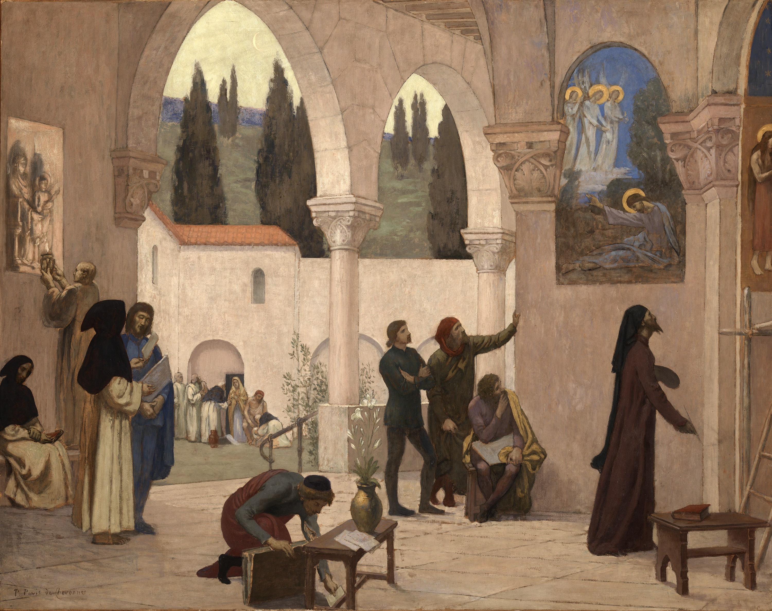 Pierre Cecile Puvis De Chavannes, Inspiration Chretienne
