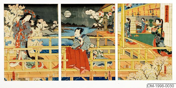 Utagawa Kunisada (Toyokuni III), Träsnitt, Bildkonst, Woodblock, Woodcut, Print