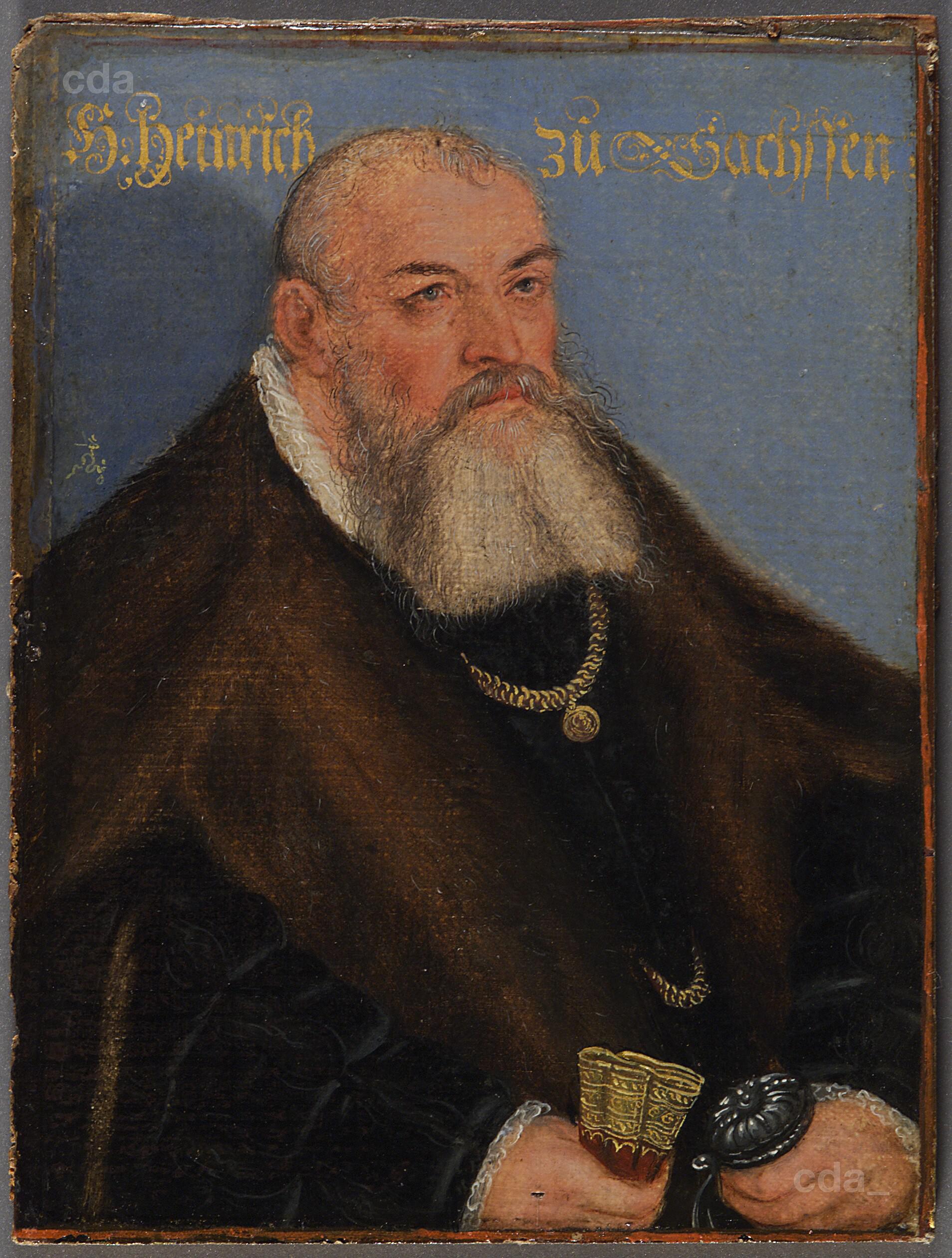Lucas Cranach the Younger, Heinrich the Pious, son of Duke Albrecht the Bold, died 1541