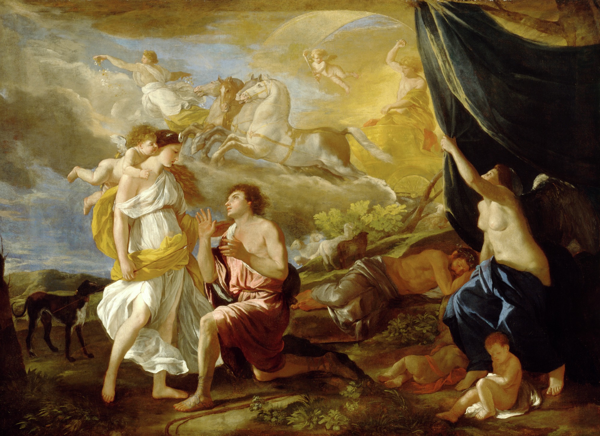 Nicolas Poussin, Selene and Endymion