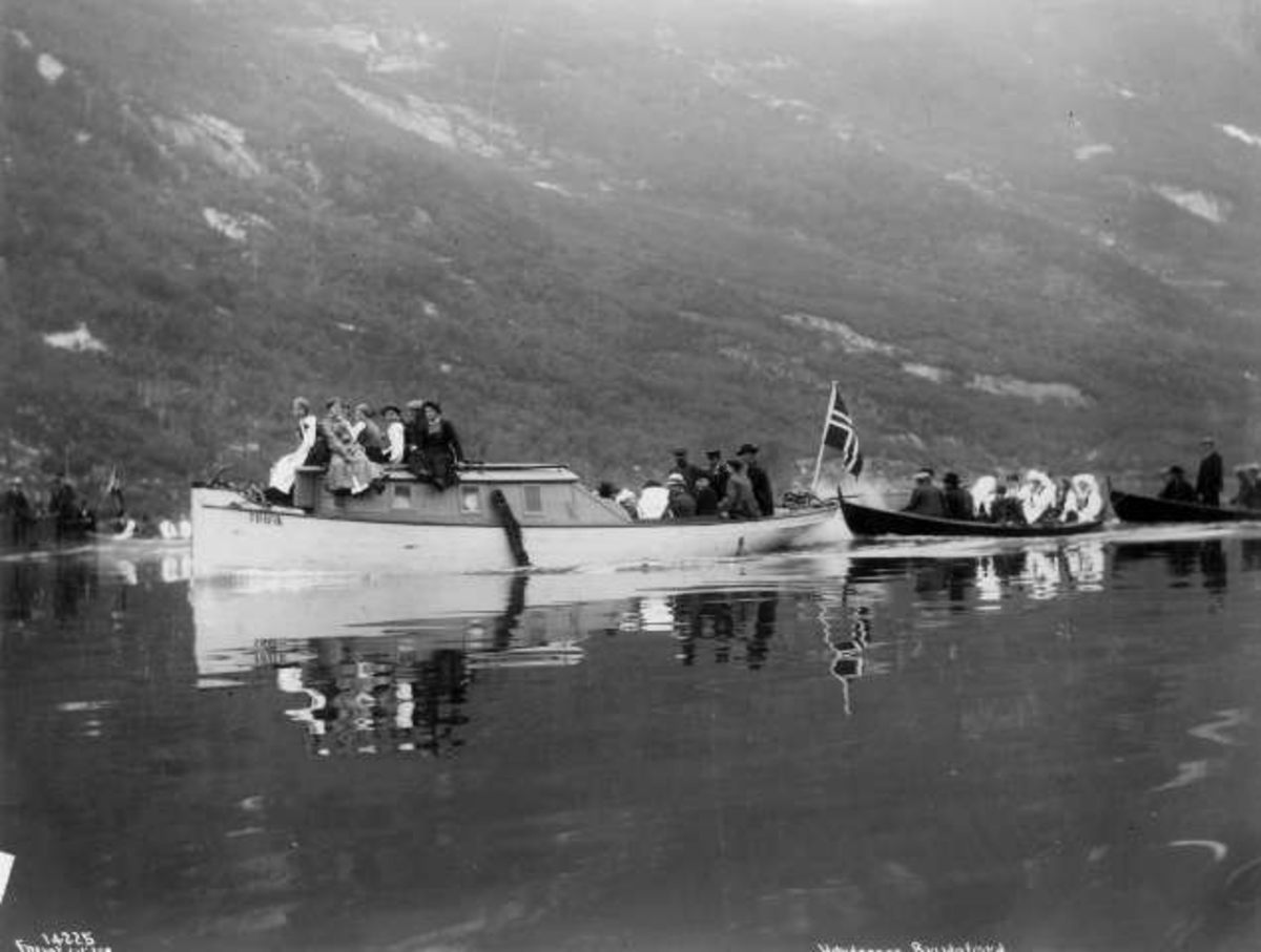 Anders Beer Wilse, Bryllupsfeiring i Odda.