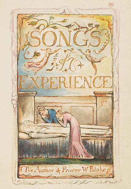 William Blake, Songs of Experience: Title-page