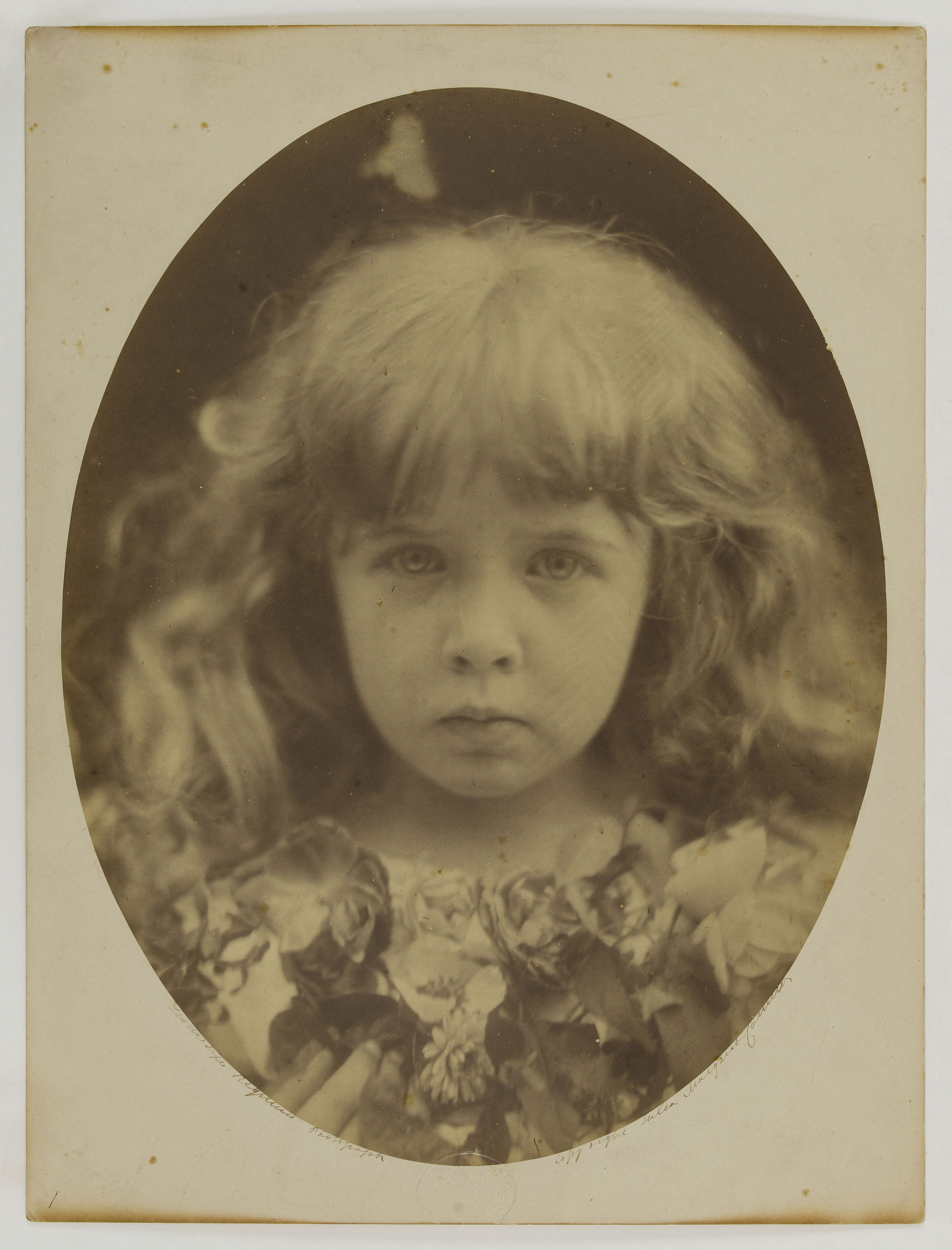 Julia Margaret Cameron, "L'Enfant de Noël" (The Christ Kind, L'enfant Jésus) Margerie Thackeray