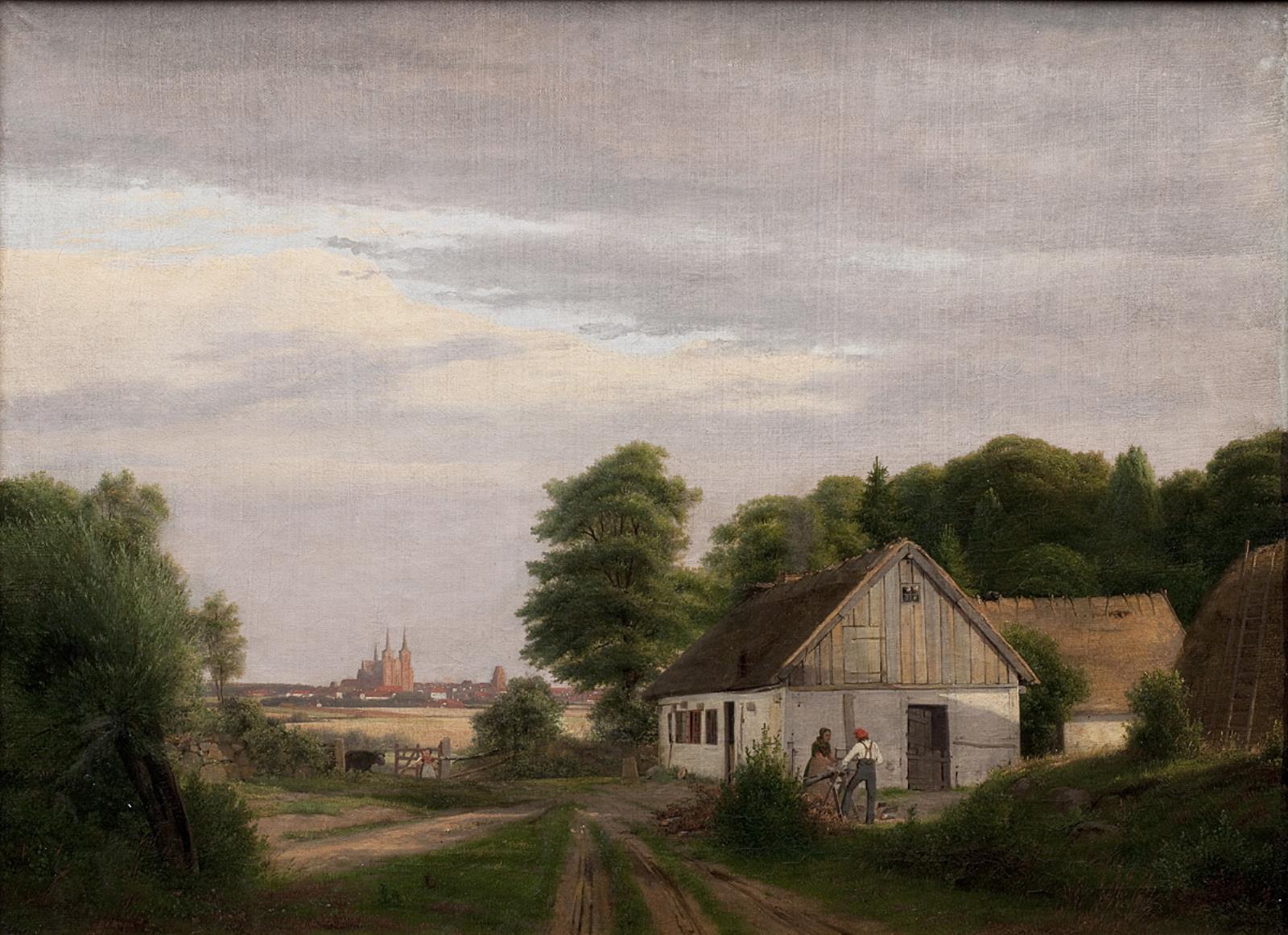 Jørgen Roed, Udsigt mod Roskilde fra et husmandssted