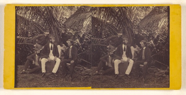 Timothy H. O'Sullivan, [Don Collins and his friends ashore at San Blas Bay, Darien Expedition]