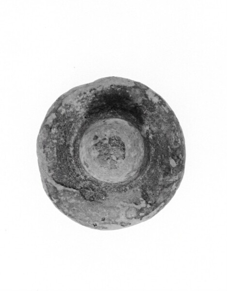 Unknown, Lid-Shaped Terracotta Object
