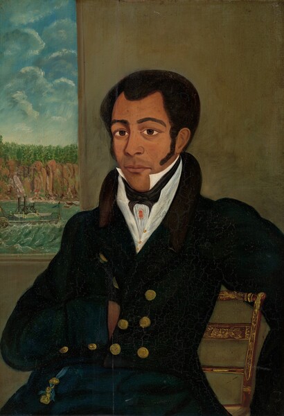 American 19th Century, Portrait of a Man (Possibly Peter Vogelsang Sr.)
