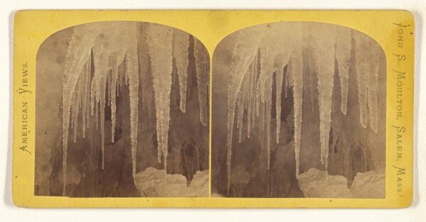 John S. Moulton, Ice Scenery in front American Falls, Niagara.