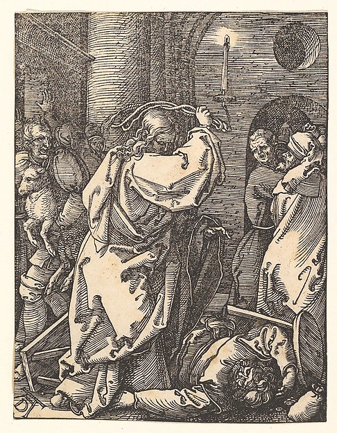 Albrecht Dürer, Christ Expelling the Money Lenders, from "The Small Passion"
