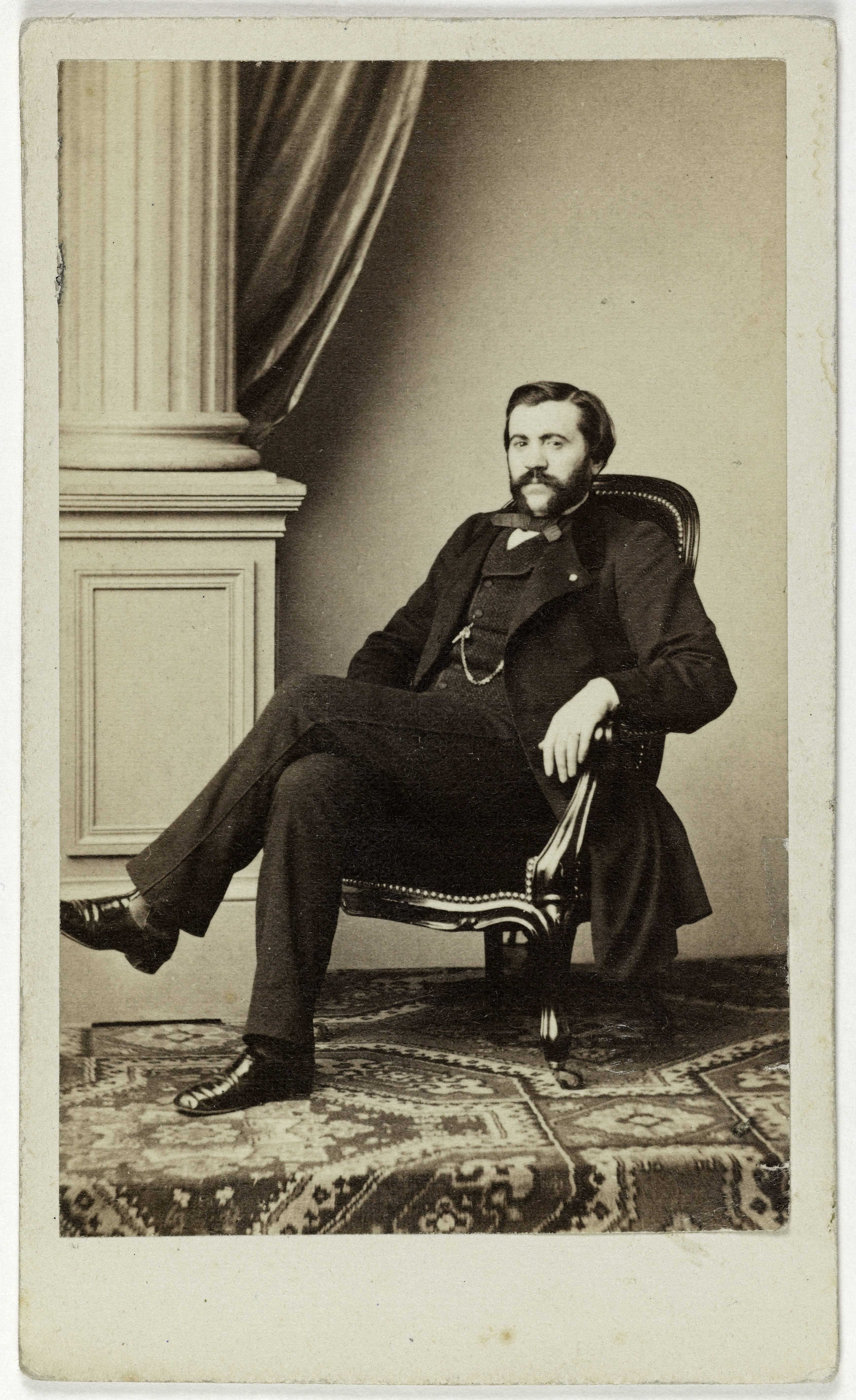 Anonyme, Portrait de Léon La Vedan, (dit, Ph. de Grandlieu), (1826-1904), (administrateur, journaliste)
