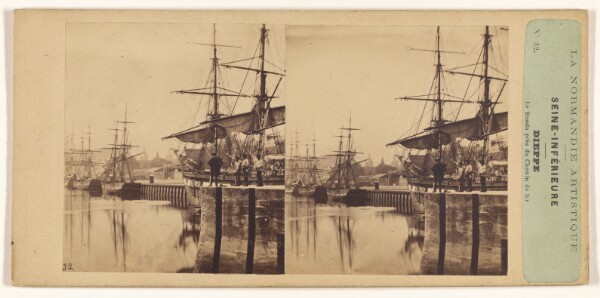 Unknown, La Normandie Artistique. Seine-Inferieure. Dieppe. Le Bassin pres du Chemin de fer.