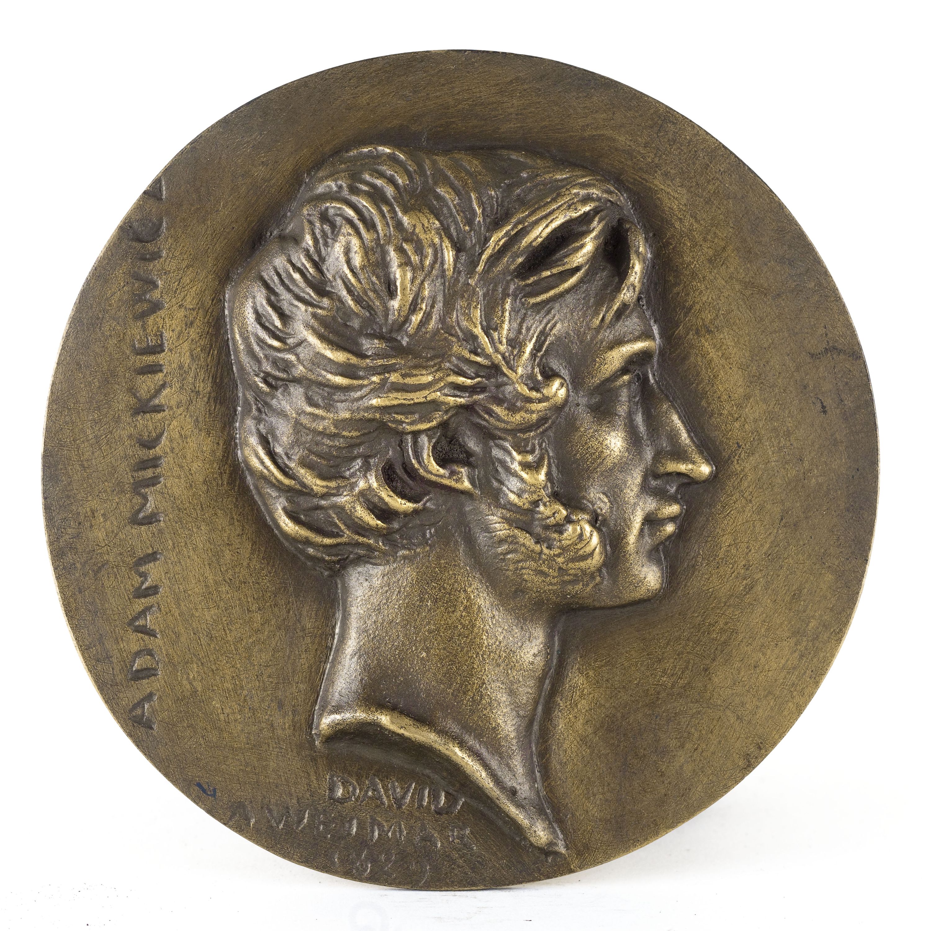 David d'Angers, Portrait d'Adam Mickiewicz (1798-1855), poète polonais