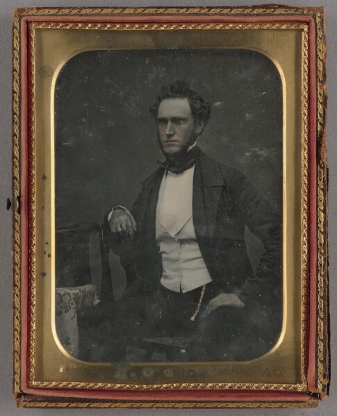 Unknown, [Portrait of a Seated Man with Chin Beard]