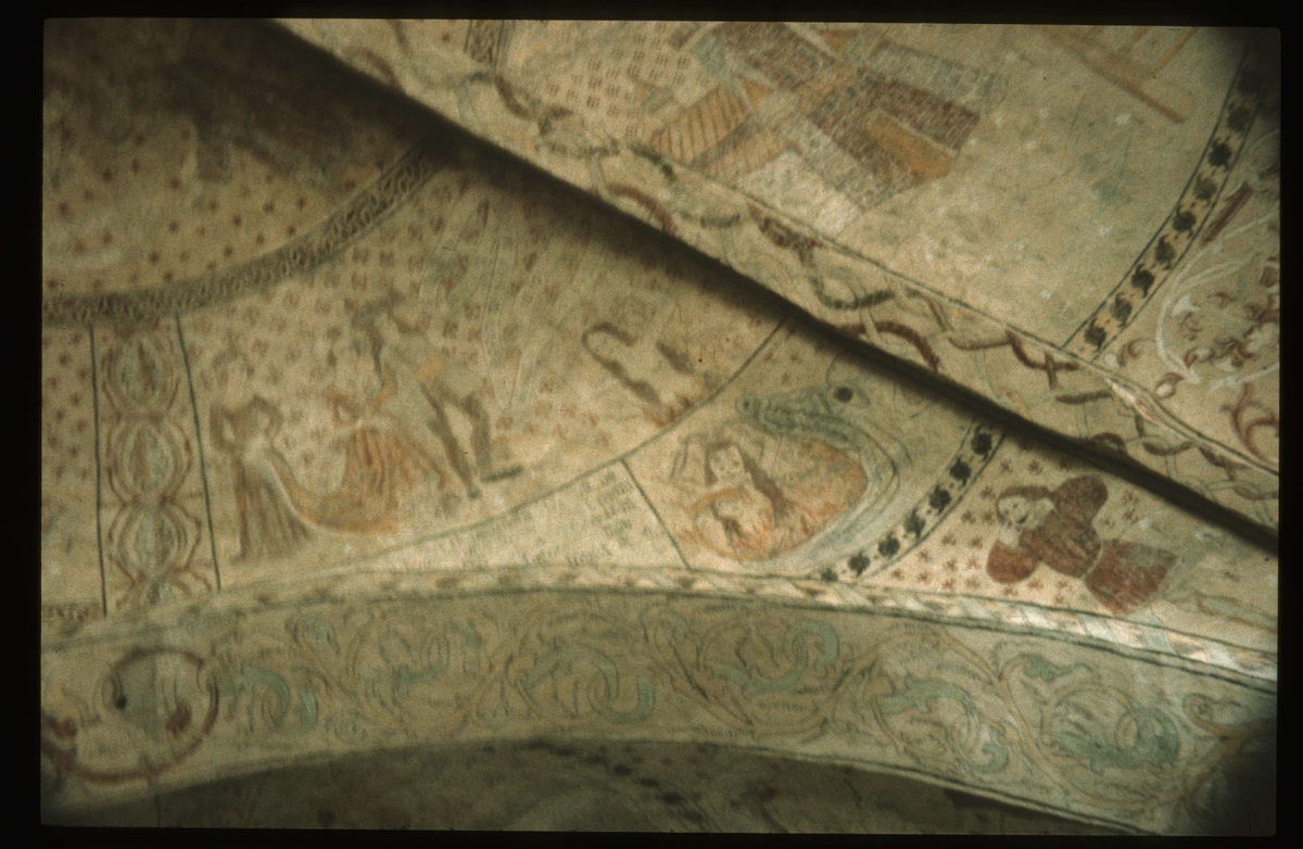 Erik Eriksson, Lime painting in Knutby Church, Knutby parish, Uppland 1979