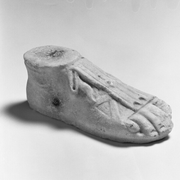 Unknown, Sandaled Foot from a Statue