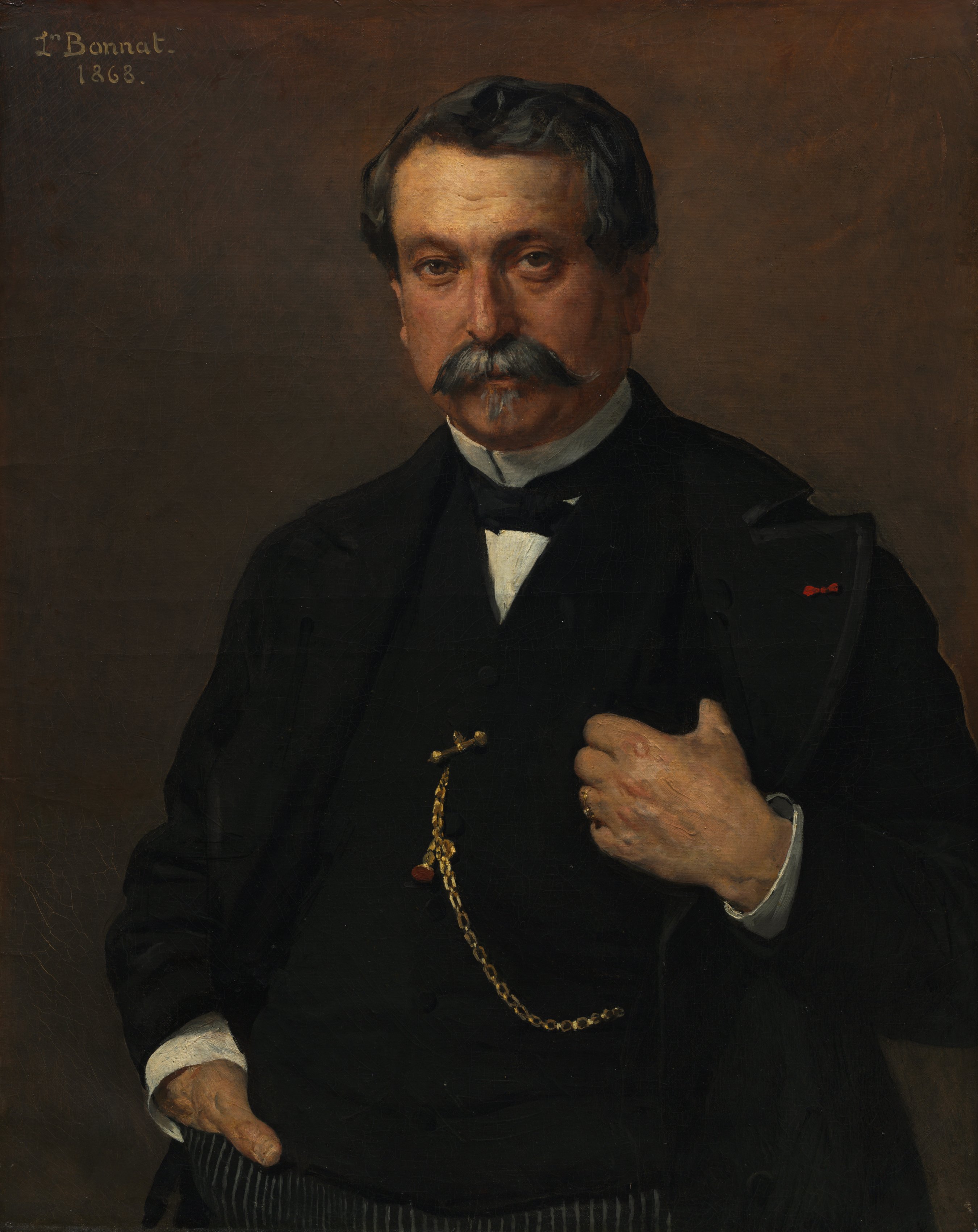 Léon Bonnat, Portrait of Jean Léglise, Merchant, Mayor of Saint-Martin-de-Seignanx