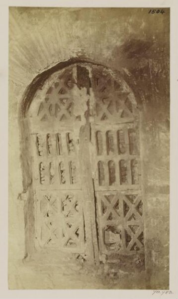 Parker, John Henry, Medieval Architecture - Window in the Belfry of S. Prassede, A.D. 820.