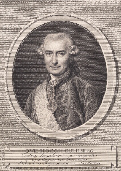 J.F. Clemens, Portræt af Ove Høegh-Guldberg