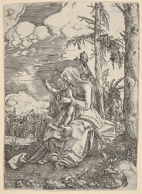 Albrecht Altdorfer, The Virgin with the Blessing Child in a Landscape