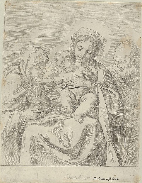 Guido Reni, The Holy Family with Saint Clare
