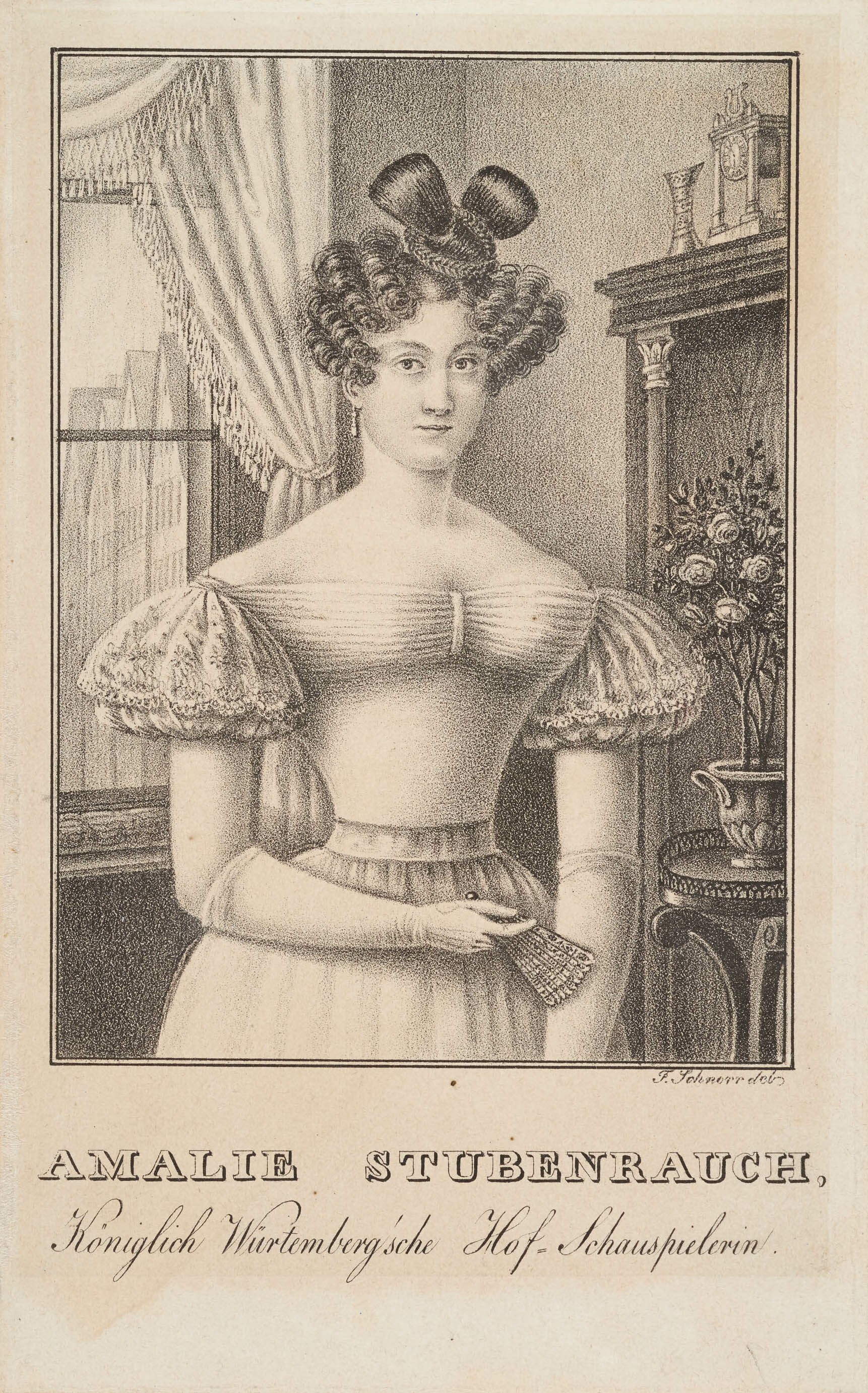 Franz Schnorr, Bildnis Amalie von Stubenrauch
