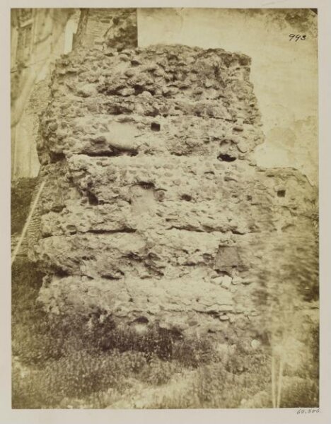 Parker, John Henry, Construction - Concrete (opera a sacco) in layers in a Fort under S. Saba, B.C. 300 (?).