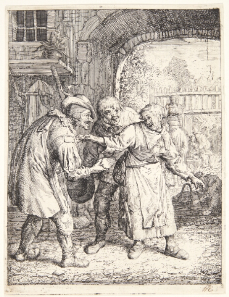 Cornelis Dusart, Den bedragne ægtemand