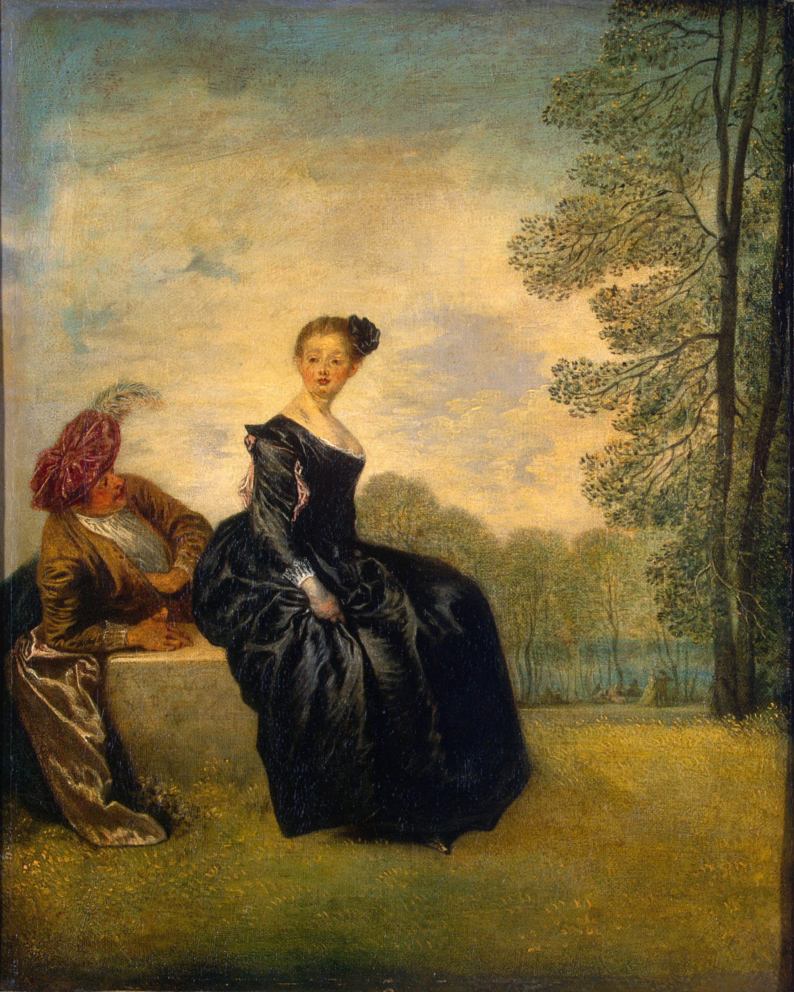 Jean-Antoine Watteau, La Boudeuse