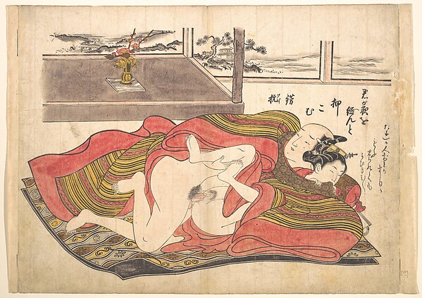 Okumura Masanobu, Bedroom Scene