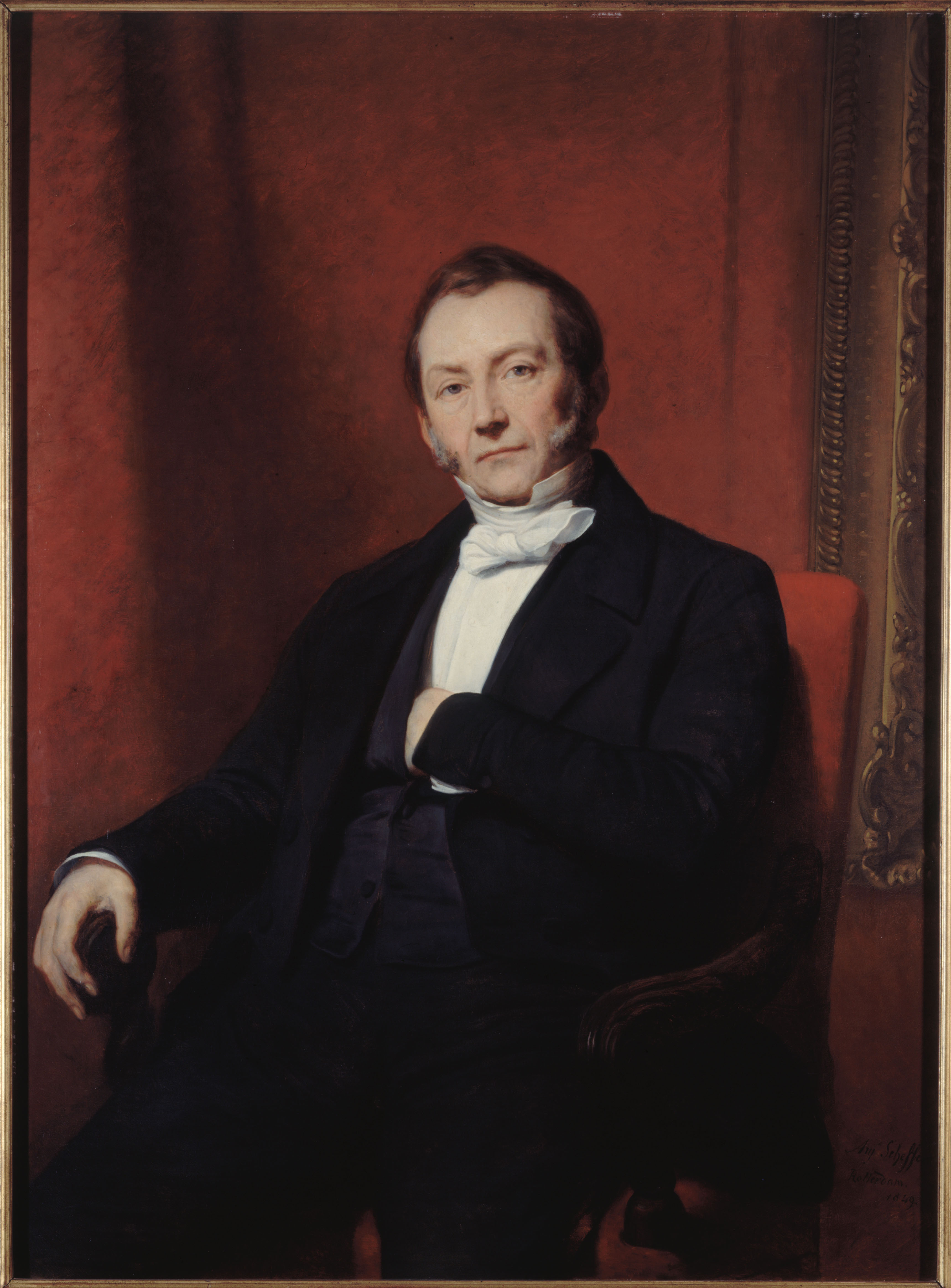 Ary Scheffer, Portrait présumé de Jean Abraham Nottebohm