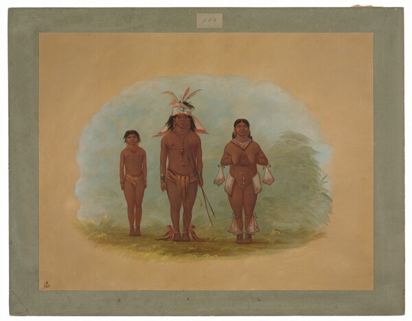 George Catlin, A Chetibo Family