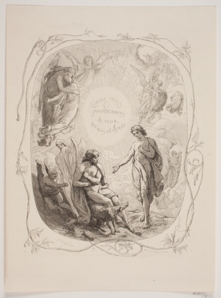 Lorenz Frølich, Illustration til "L'Oraison Dominicale"