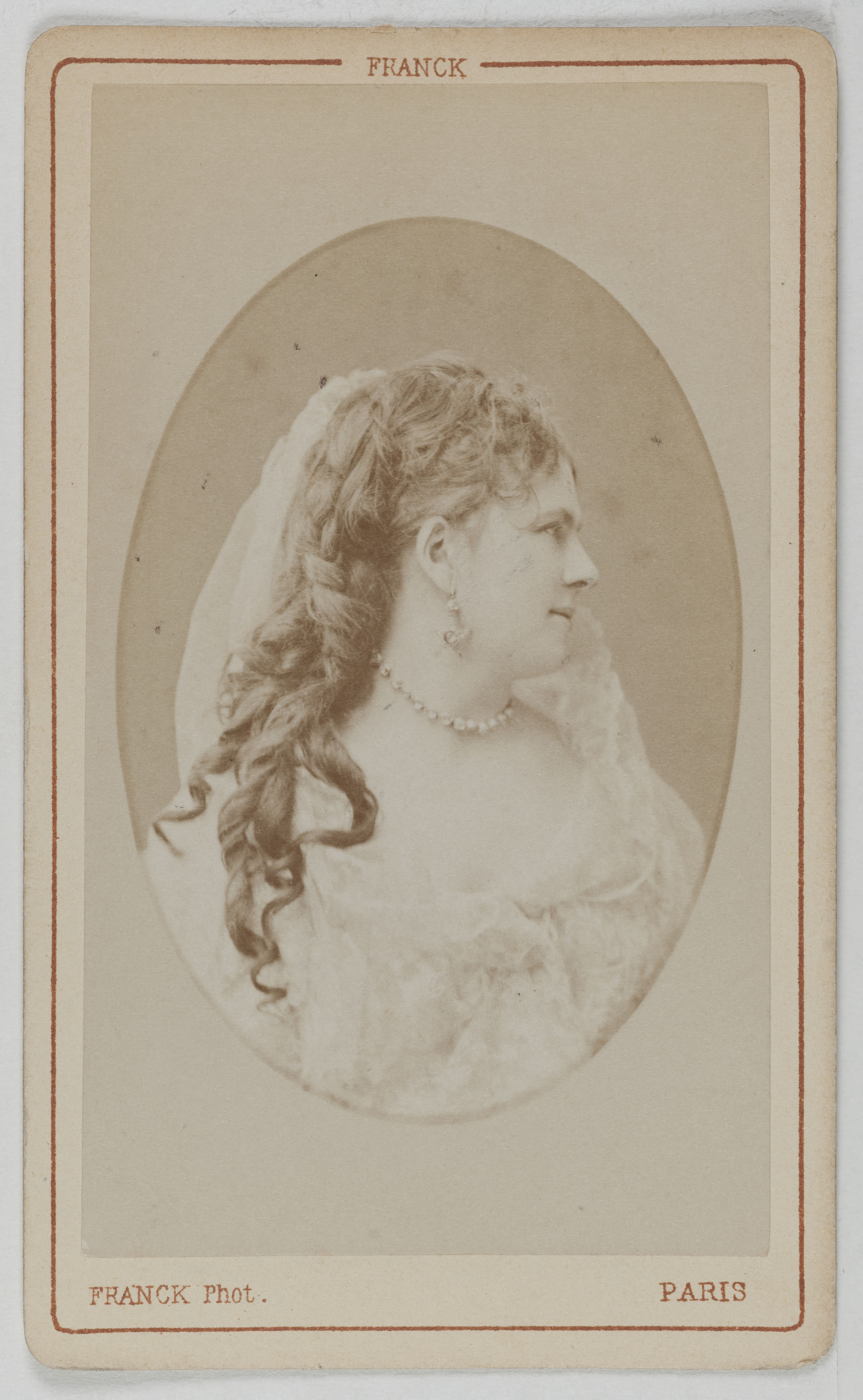 Franck, Portrait de Lemière, (actrice)