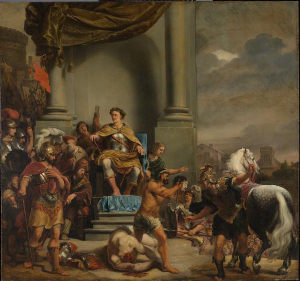Ferdinand Bol, Consul Titus Manlius Torquatus Orders the Beheading of his Son