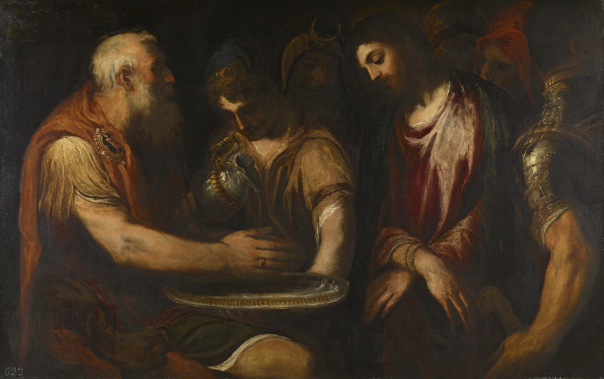 Andrea Schiavone, Christ before Pilate