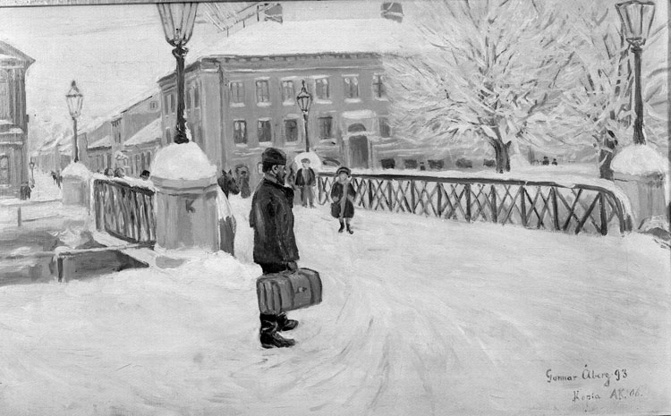 Maria Lundbäck, A 1906 copy of the painting by Gunnar Åberg
