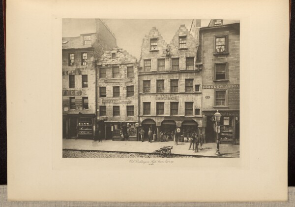 Thomas Annan, Old Buildings in High Street, Nos. 17-27