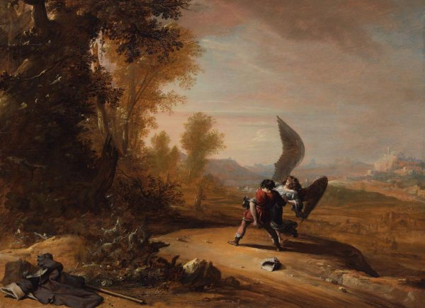 Bartholomeus Breenbergh, Jacob Wrestling with the Angel