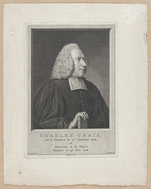 Jacob Houbraken, Portrait of Charles Chais
