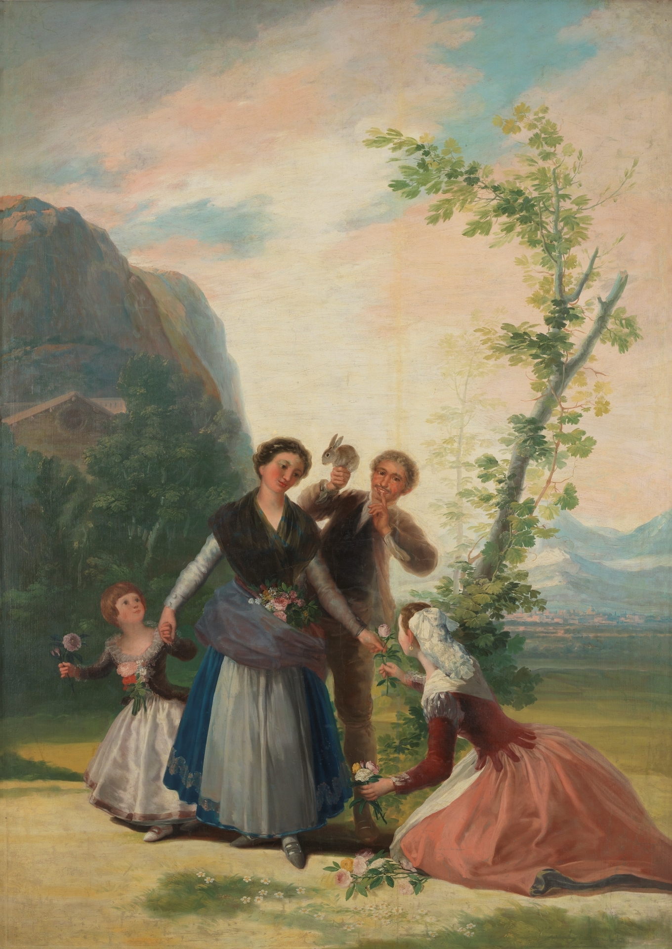 Francisco Goya, The Flower Girls or Spring
